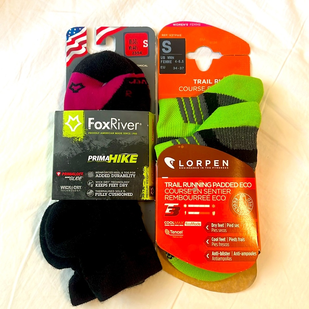 Women’s Hiking Trail Socks x2 Pairs NWT